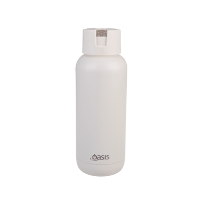 Oasis Moda Ceramic Reusable Bottle 1000ml Alabaster