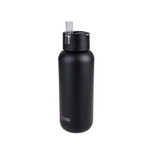 Oasis Moda Ceramic Reusable Bottle 1000ml Black