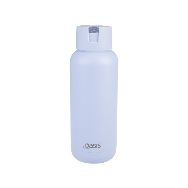 Oasis Moda Ceramic Reusable Bottle 1000ml Periwinkle