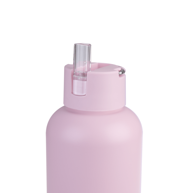 Oasis Moda Ceramic Reusable Bottle 1500ml Pink Lemonade