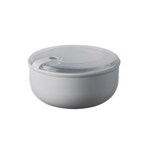 Omada Pull Box Round Container Grey 1.8L