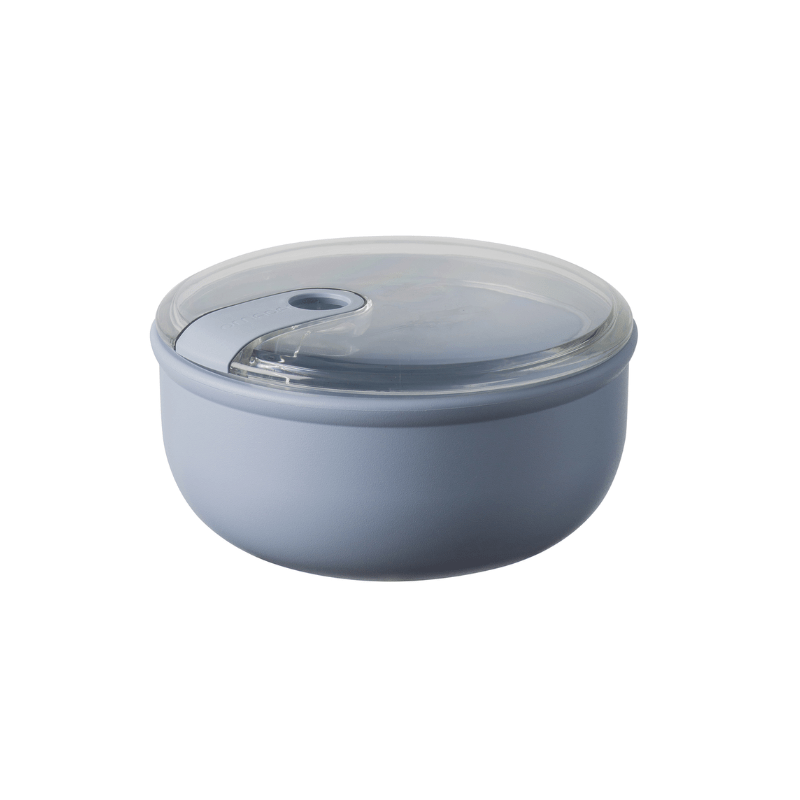 Omada Pull Box Round Container Periwinkle 750ml