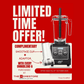 OmniBlend 6 High-Performance Blender Pink