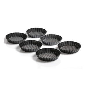 Original Kaiser Classic Tartlet Moulds 10cm Set 6-Piece