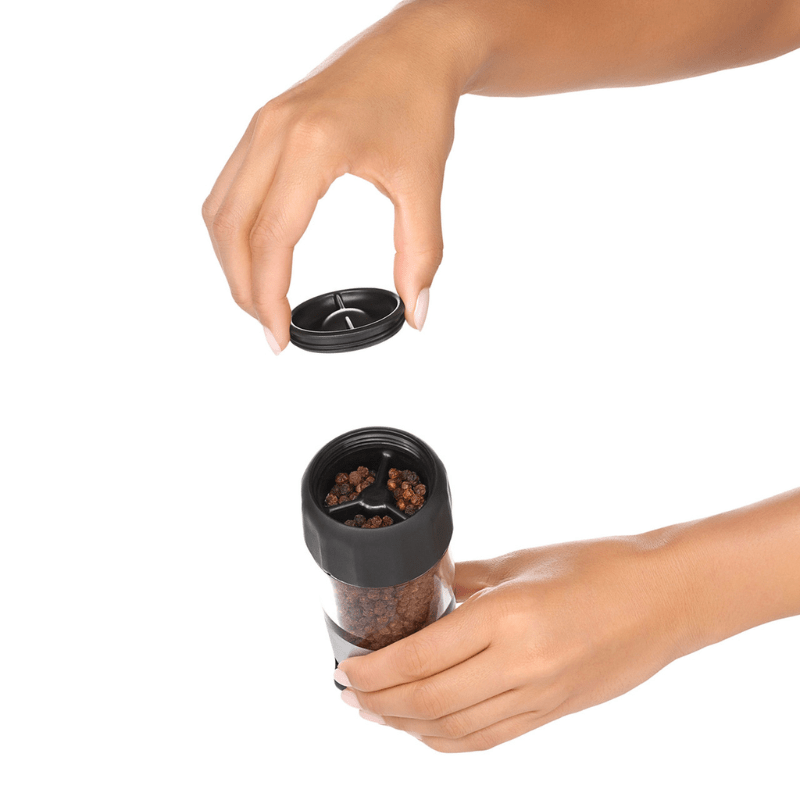 OXO Good Grips Accent Mess-Free Salt & Pepper Grinder Set The Homestore Auckland