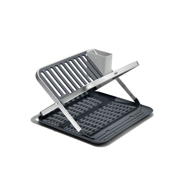 OXO Good Grips Aluminum Fold Flat Dish Rack