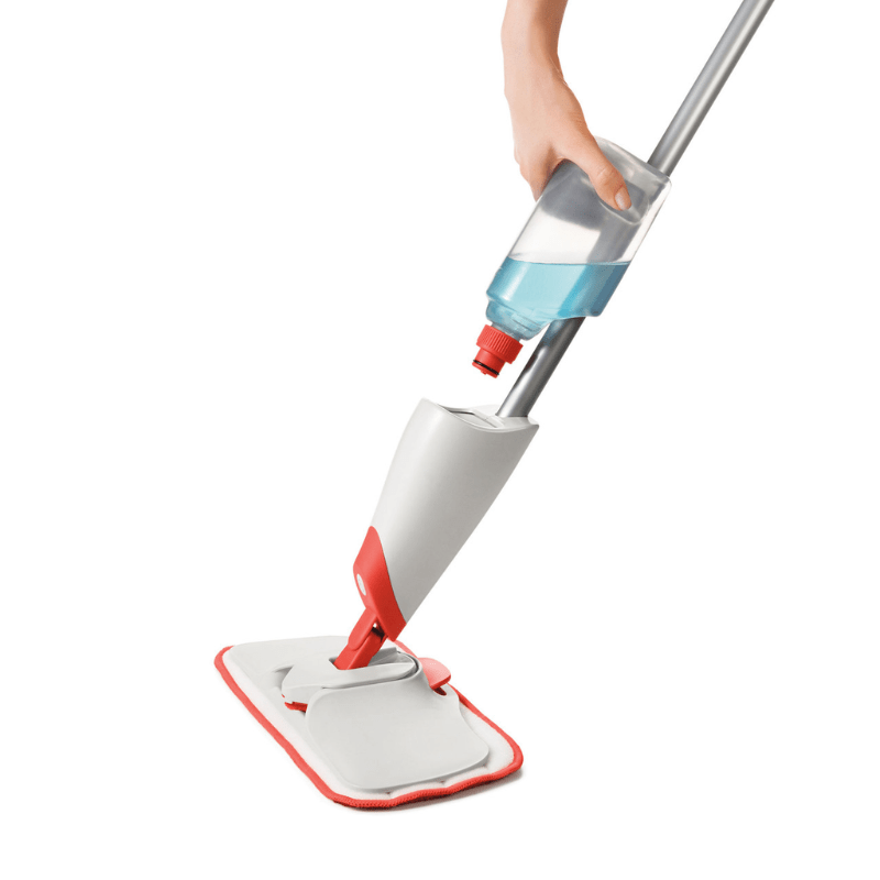 OXO Good Grips Microfiber Spray Mop with Slide-Out Scrubber