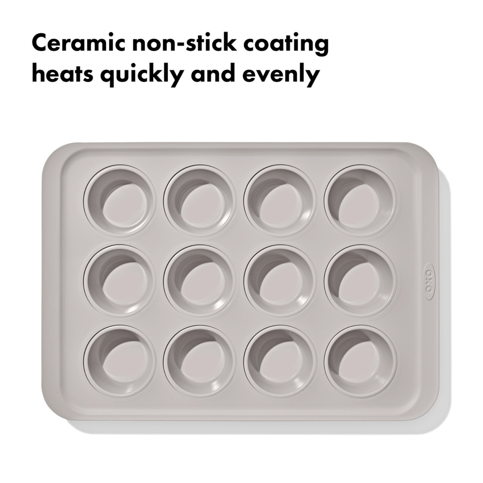 OXO Good Grips Non-Stick Pro Ceramic Coated 12-Cup Muffin Pan