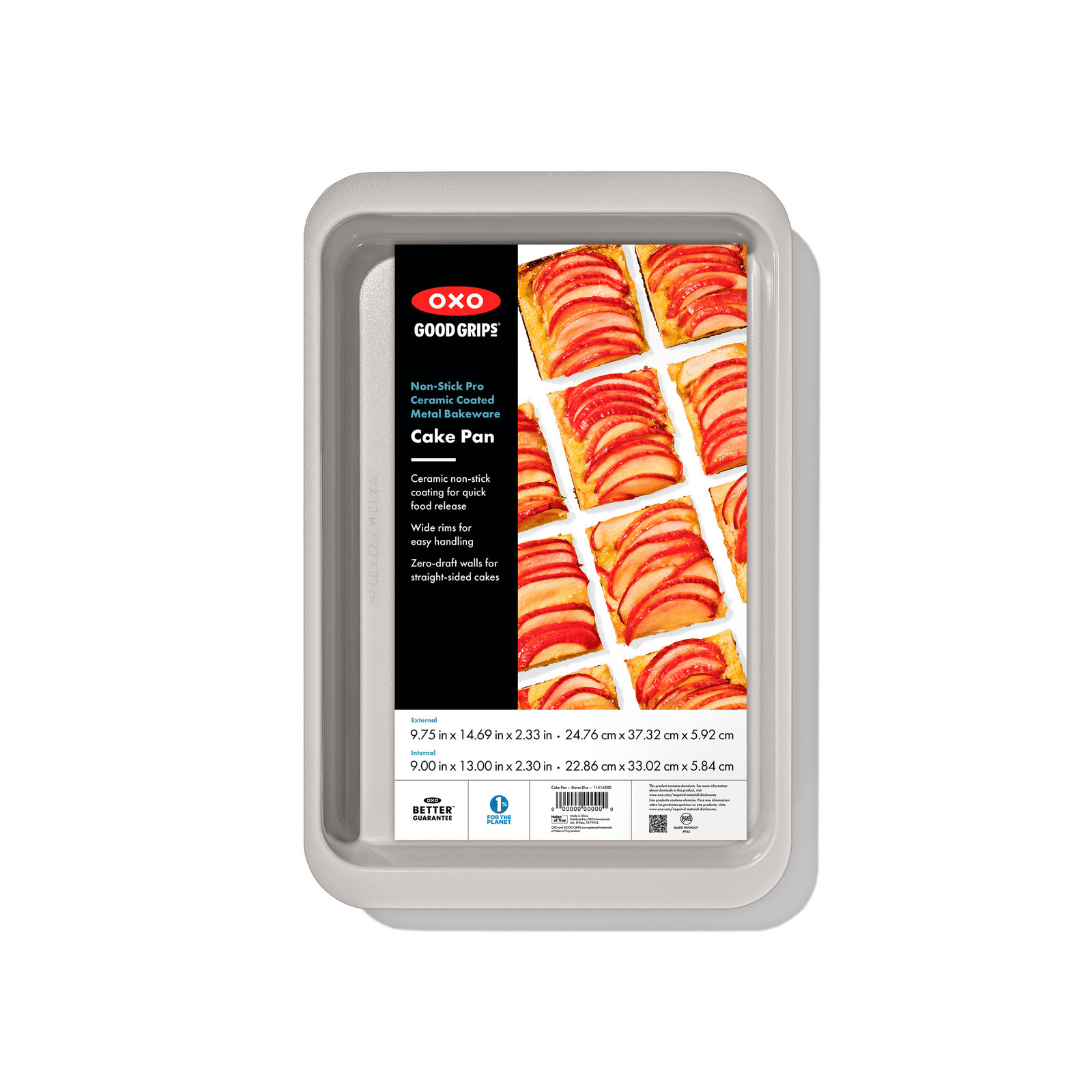 OXO Good Grips Non-Stick Pro Ceramic Coated Cake Pan 33cm x 23cm