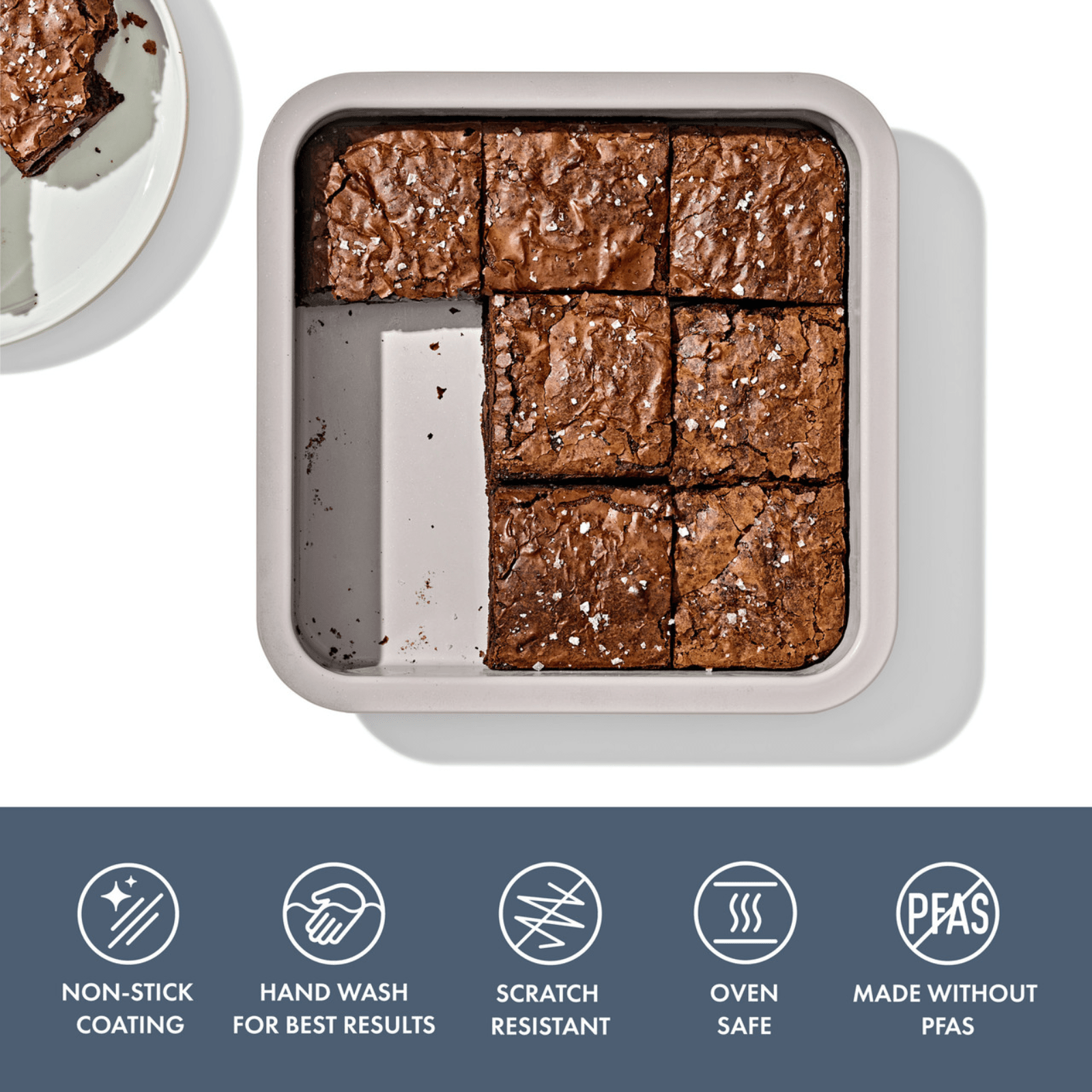 OXO Good Grips Non-Stick Pro Ceramic Coated Square Cake Pan 23cm