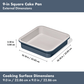 OXO Good Grips Non-Stick Pro Ceramic Coated Square Cake Pan 23cm