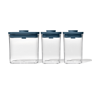 OXO Good Grips POP Container 2.0 Everyday 3-Piece Set Storm Blue