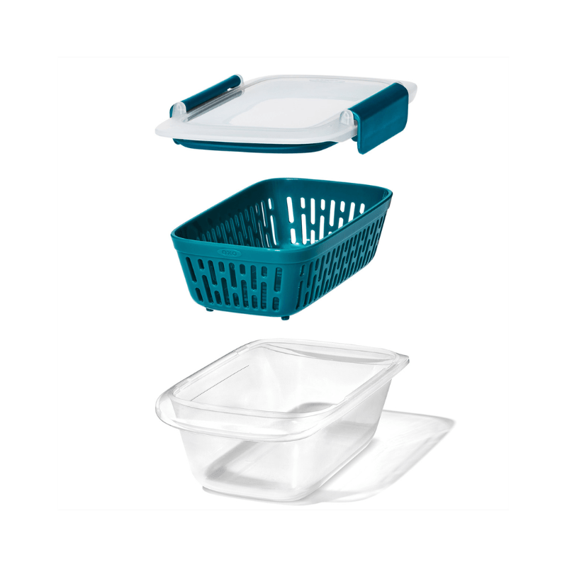 OXO Good Grips Prep & Go Container with Colander The Homestore Auckland