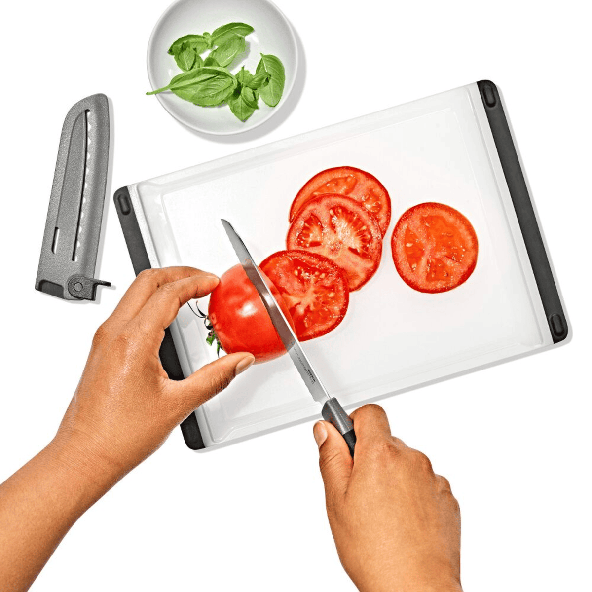 OXO Good Grips Serrated Utility Knife with Locking Sheath 12.5cm