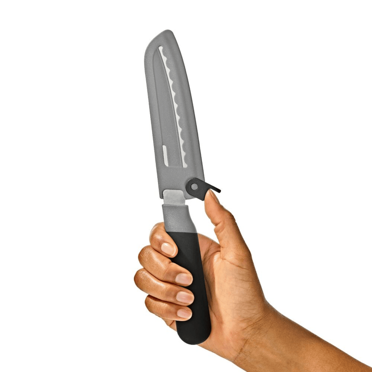 OXO Good Grips Serrated Utility Knife with Locking Sheath 12.5cm