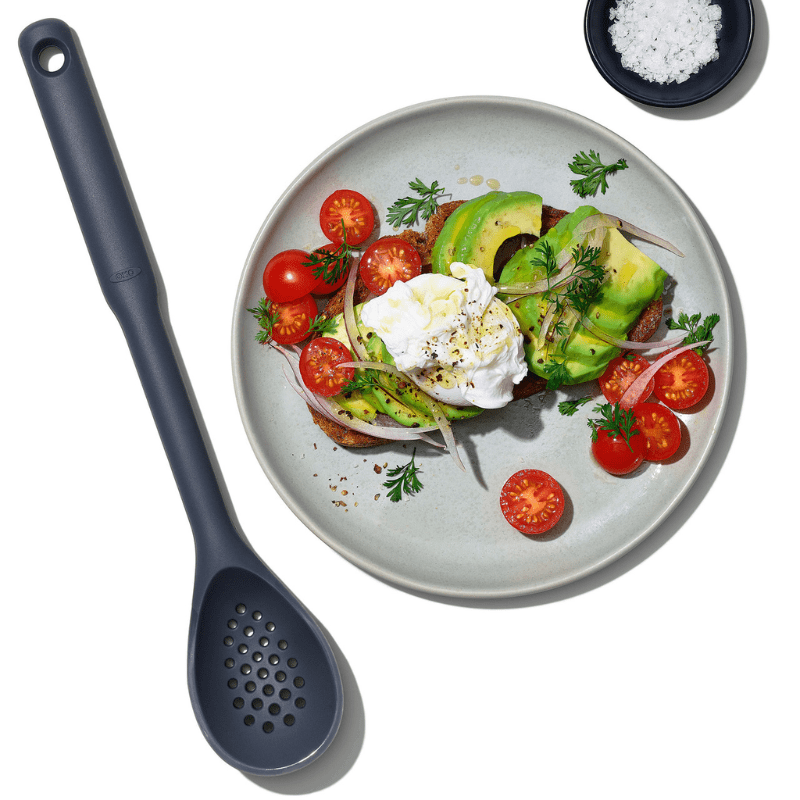 OXO Good Grips Silicone Slotted Spoon The Homestore Auckland