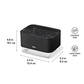 OXO Good Grips Soap Dispensing Sponge Holder Matte Black