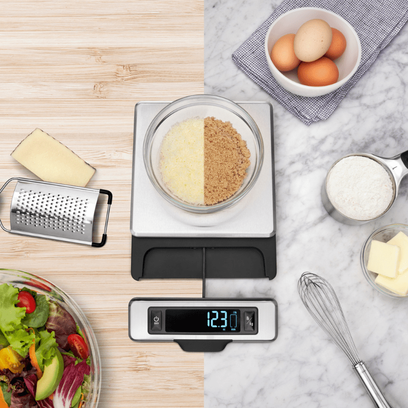 OXO Good Grips Stainless Steel Food Scale With Pull-Out Display 5kg Capacity