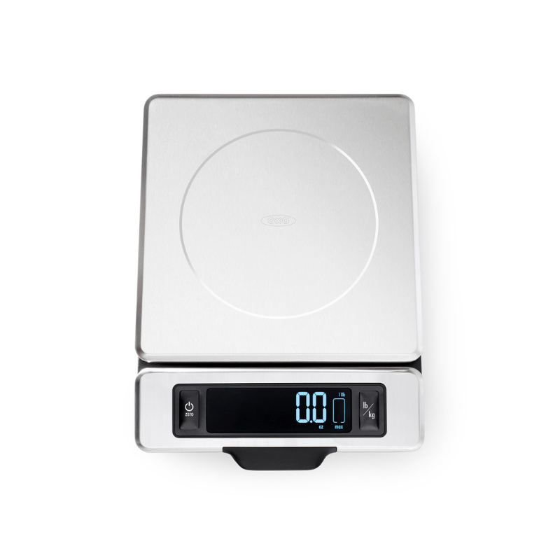 OXO Good Grips Stainless Steel Food Scale With Pull-Out Display 5kg Capacity