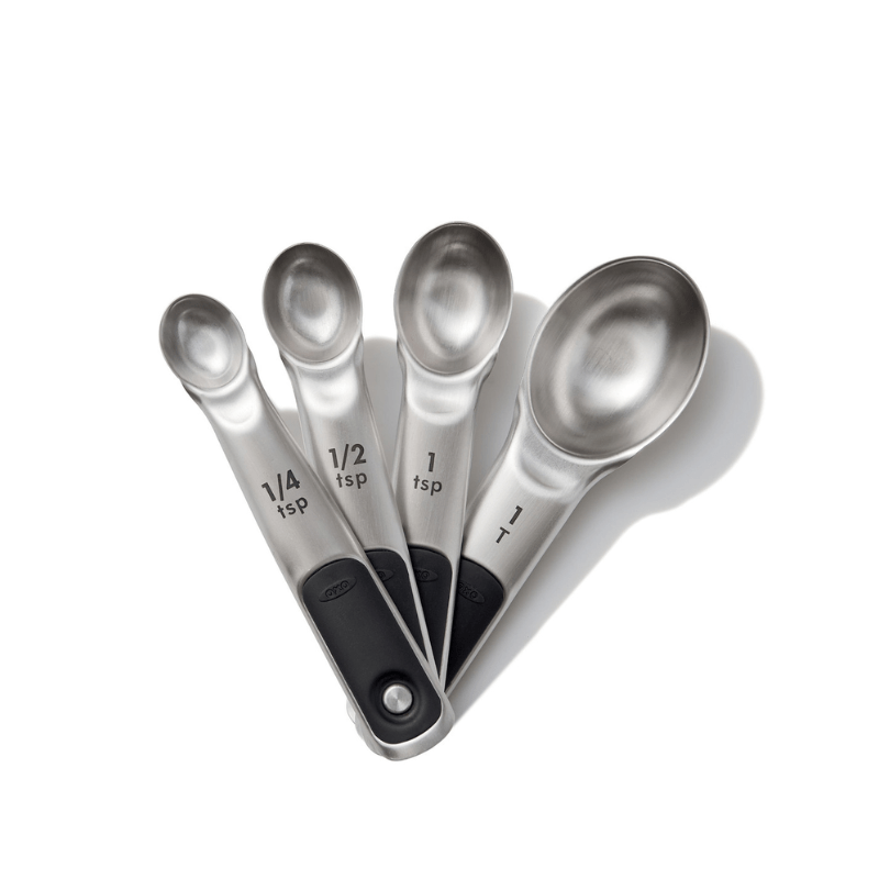 OXO Good Grips Stainless Steel Measuring Spoon Set 4-Piece The Homestore Auckland