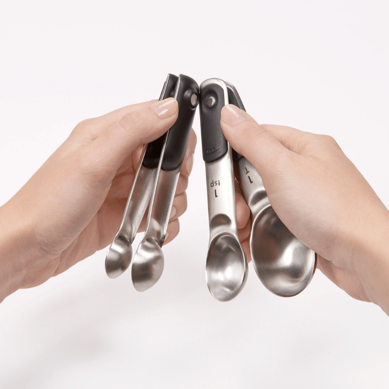 OXO Good Grips Stainless Steel Measuring Spoon Set 4-Piece The Homestore Auckland