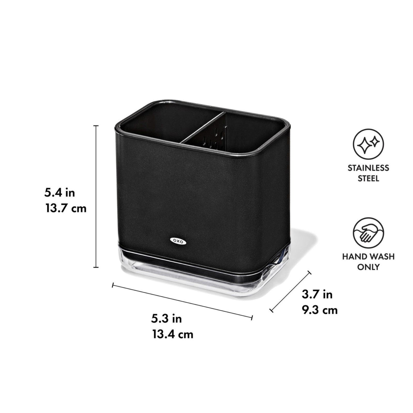 OXO Good Grips Stainless Steel Sink Caddy Matte Black