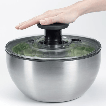 OXO Good Grips Steel Salad Spinner The Homestore Auckland