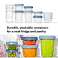 OXO Good Grips Twist & Stack Container 148ml 3-Pack