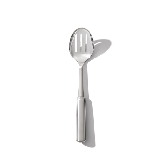 OXO Steel Slotted Cooking Spoon The Homestore Auckland