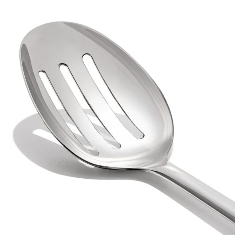 OXO Steel Slotted Cooking Spoon The Homestore Auckland