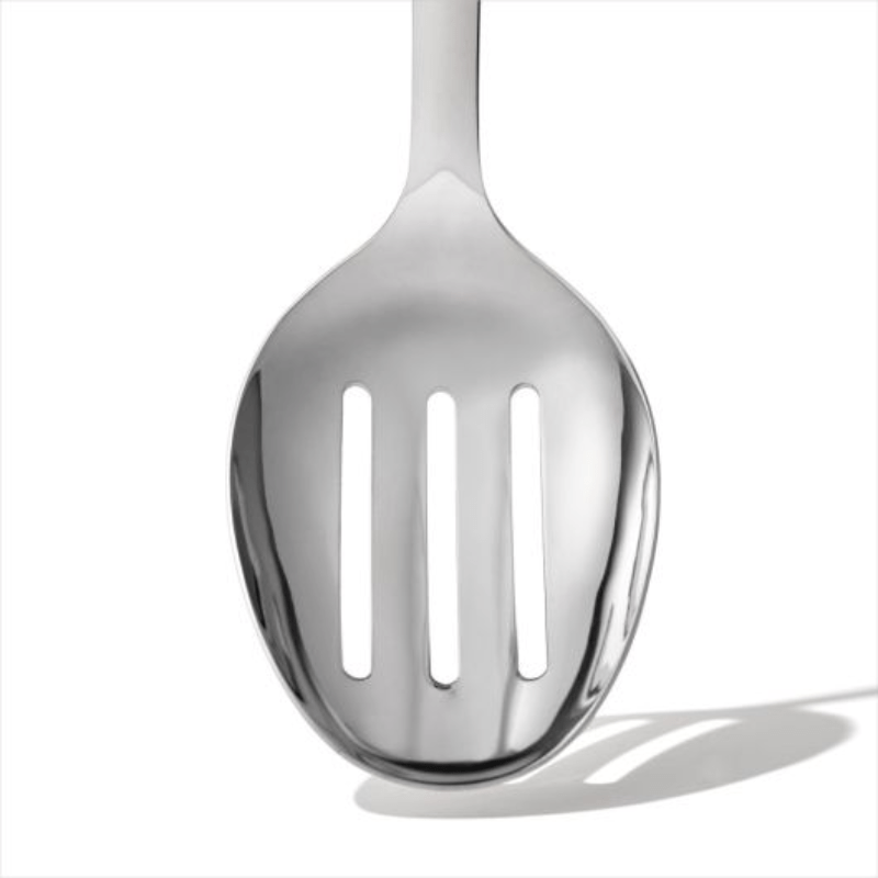 OXO Steel Slotted Cooking Spoon The Homestore Auckland