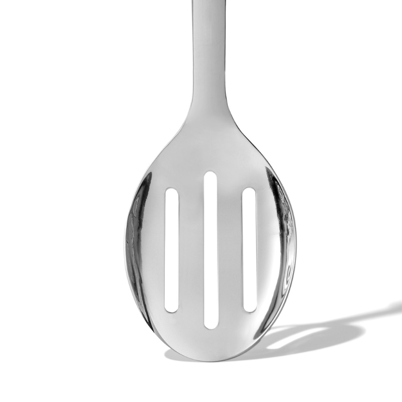 OXO Steel Slotted Serving Spoon The Homestore Auckland