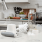 OXO Tot Bottle Brush with Detail Cleaner & Stand Pebble