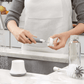 OXO Tot Bottle Brush with Detail Cleaner & Stand Pebble