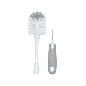 OXO Tot Bottle Brush with Detail Cleaner & Stand Pebble