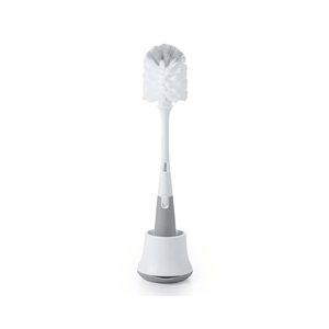 OXO Tot Bottle Brush with Detail Cleaner & Stand Pebble
