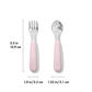 OXO Tot Fork & Spoon Set Blossom