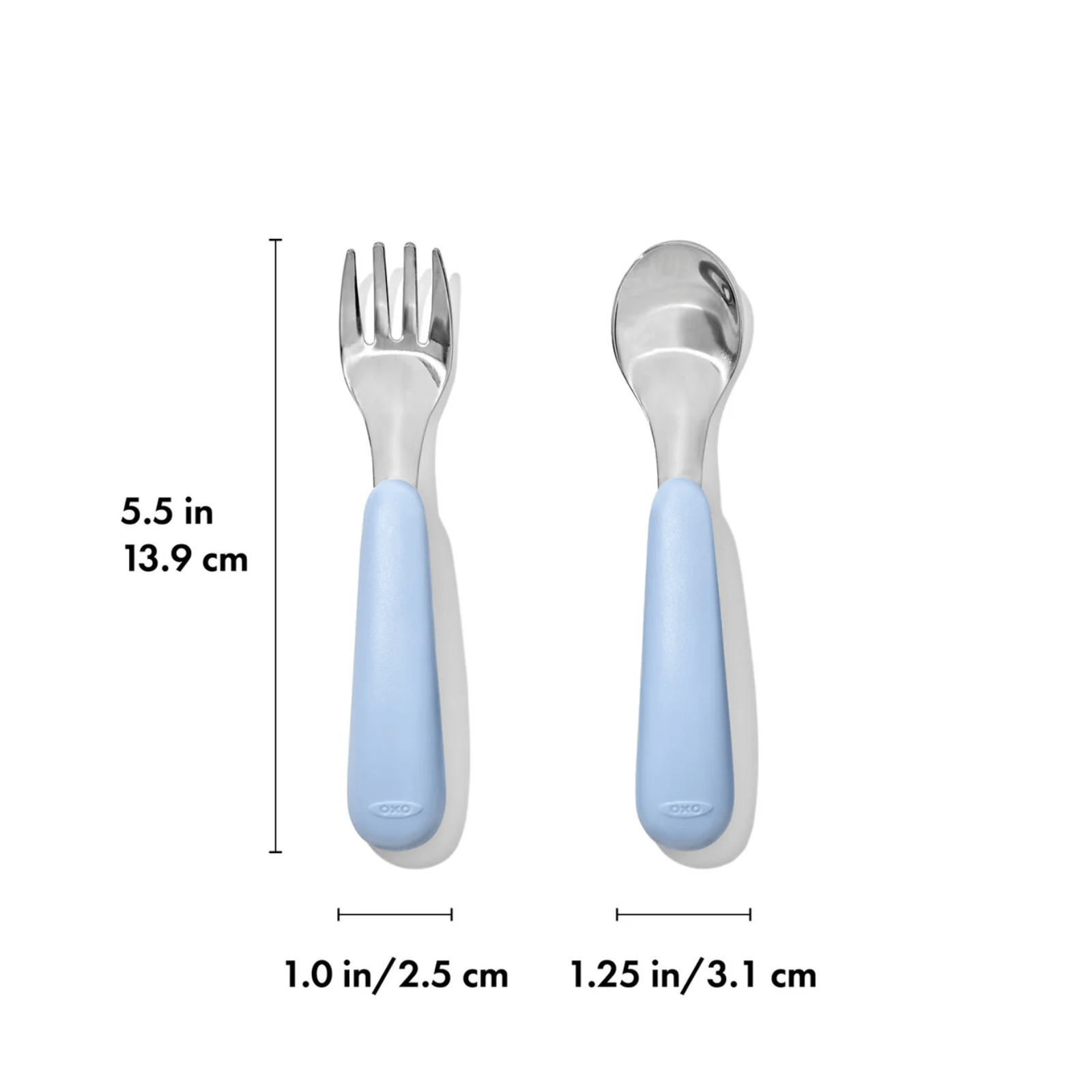 OXO Tot Fork & Spoon Set Dusk