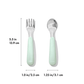 OXO Tot Fork & Spoon Set Opal