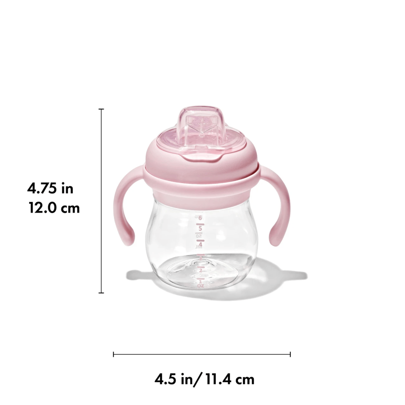 OXO Tot Grow Soft Spout Cup with Removable Handles Blossom