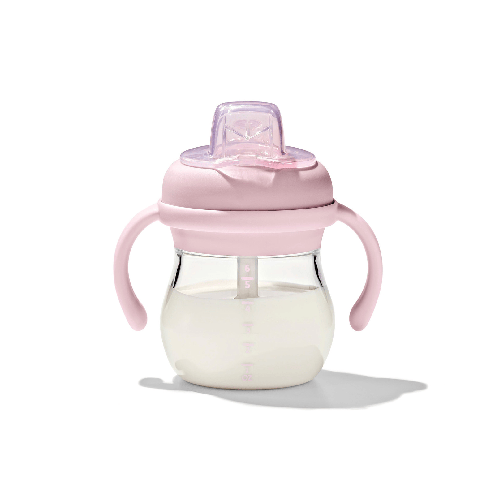 OXO Tot Grow Soft Spout Cup with Removable Handles Blossom