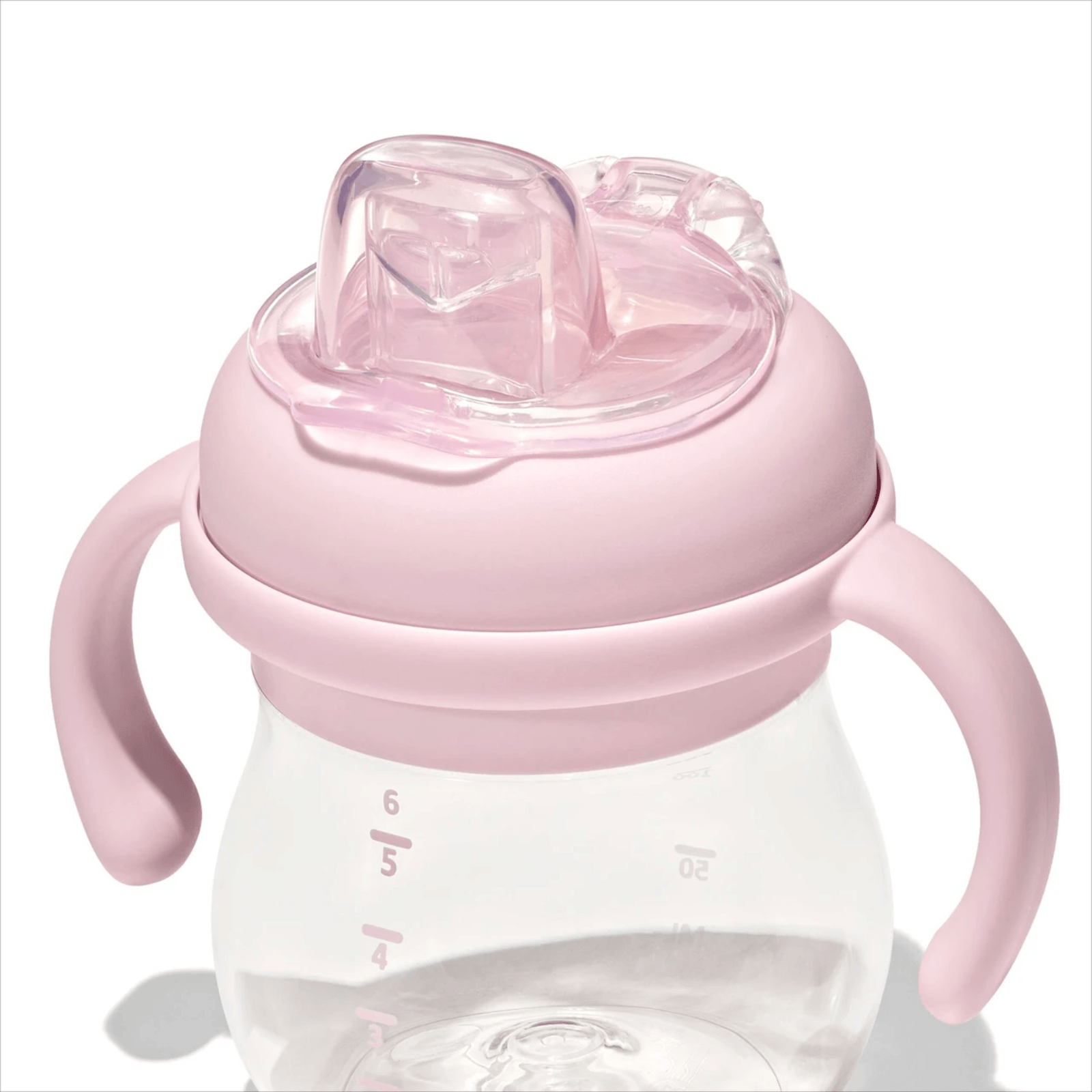 OXO Tot Grow Soft Spout Cup with Removable Handles Blossom