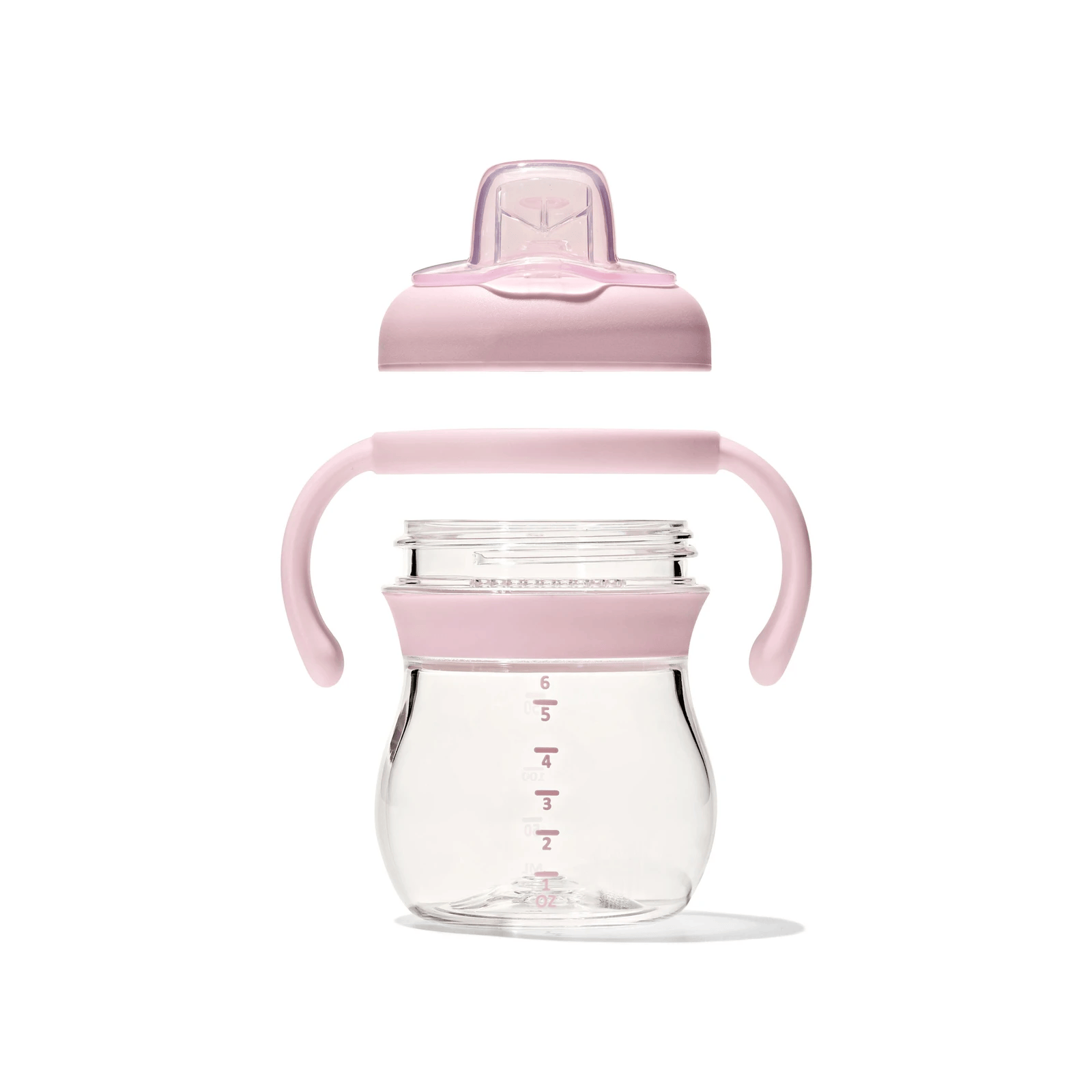 OXO Tot Grow Soft Spout Cup with Removable Handles Blossom