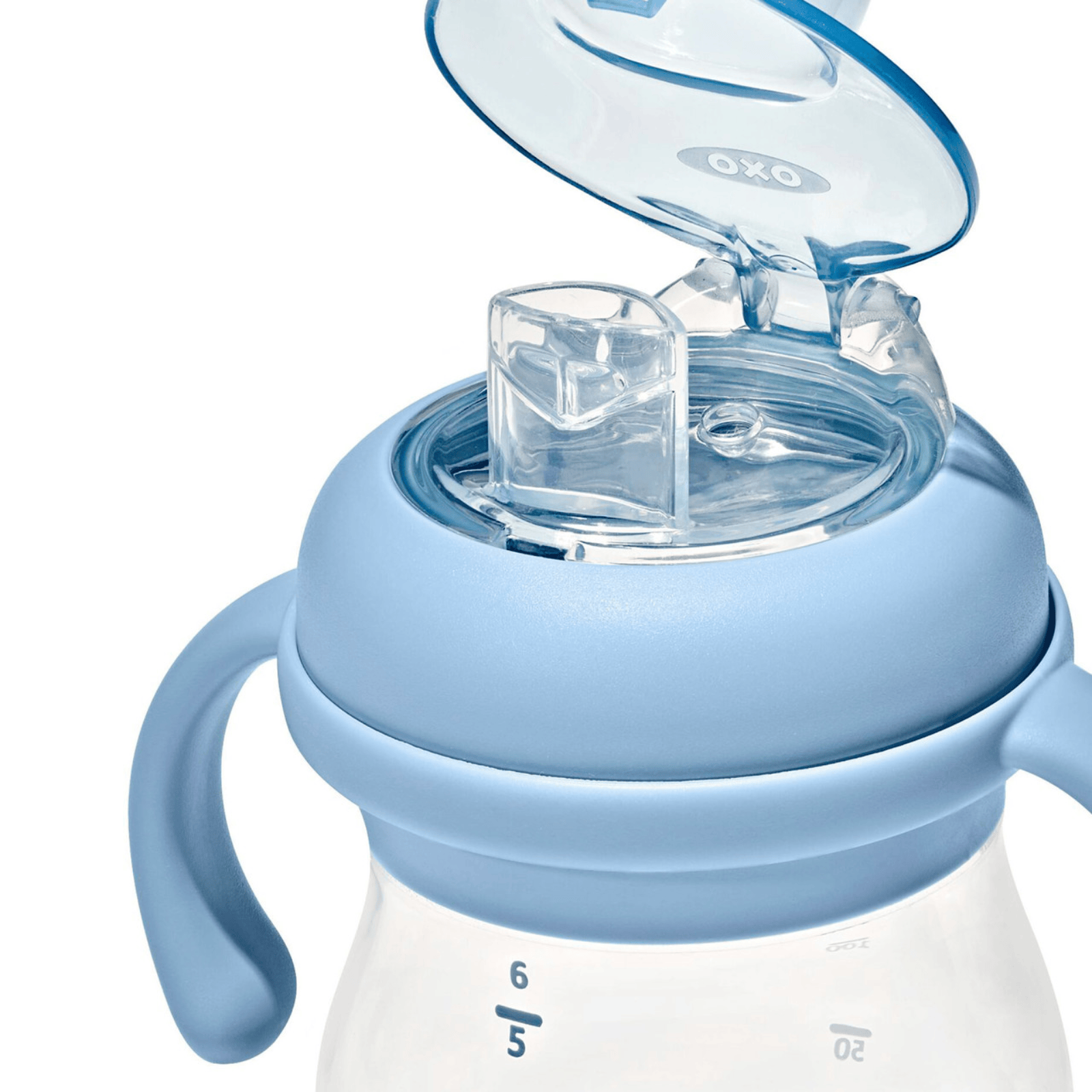 OXO Tot Grow Soft Spout Cup with Removable Handles Dusk