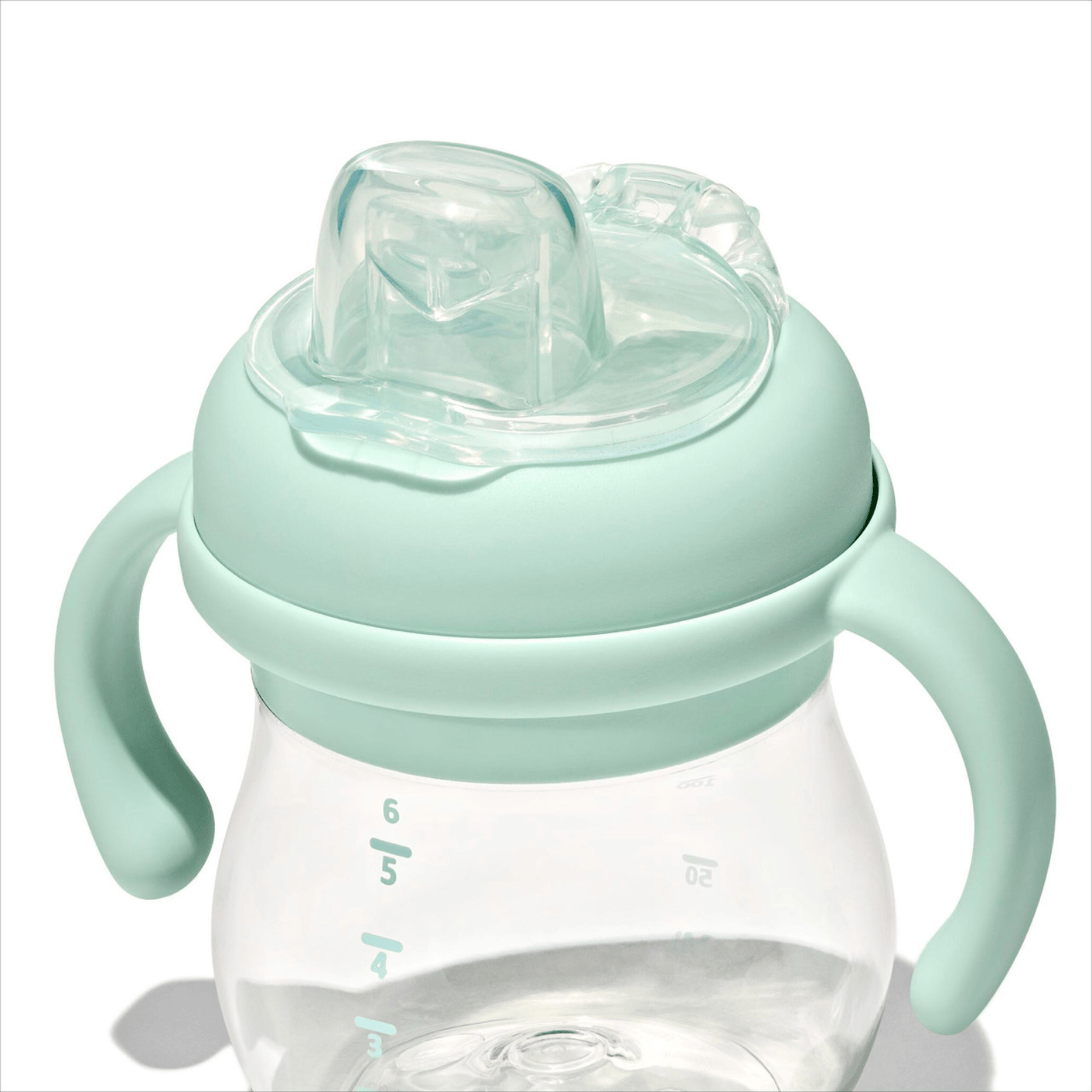 OXO Tot Grow Soft Spout Cup with Removable Handles Opal