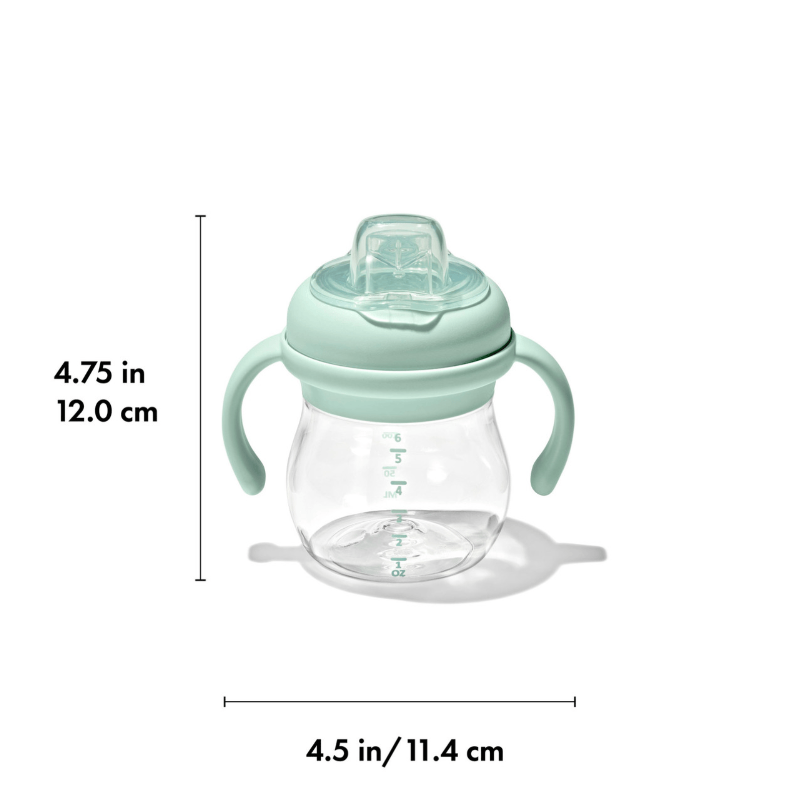 OXO Tot Grow Soft Spout Cup with Removable Handles Opal
