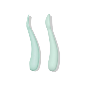 OXO Tot Mini Fork & Spoon Set Opal