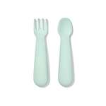 OXO Tot Mini Fork & Spoon Set Opal