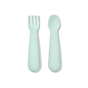 OXO Tot Mini Fork & Spoon Set Opal