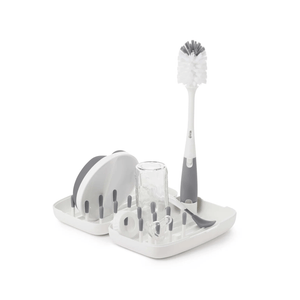 OXO Tot On-The-Go Drying Rack & Bottle Brush Pebble
